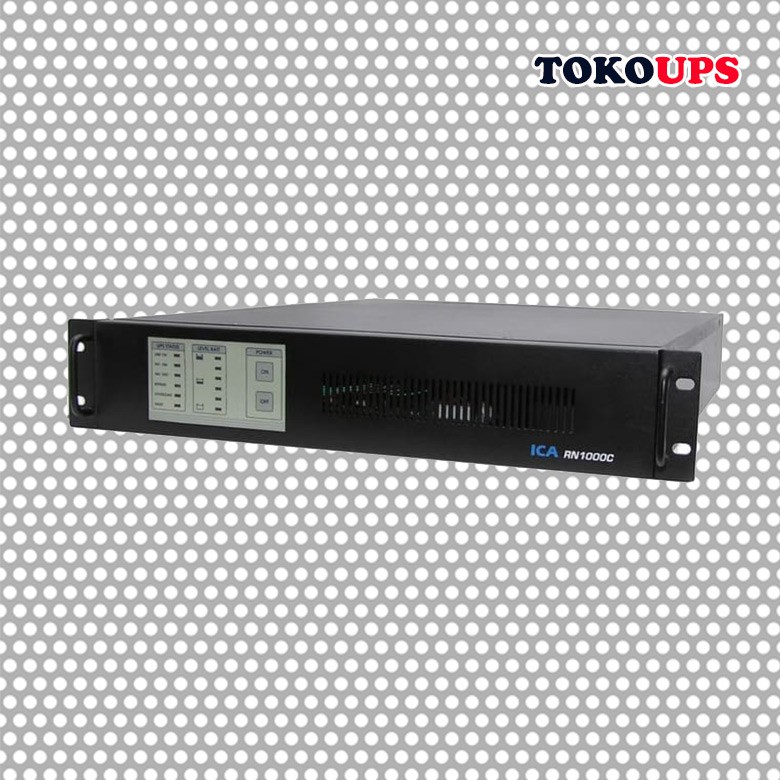 UPS ICA RN 1000C : 1000VA / 500 Watt UPS Online Rackmount