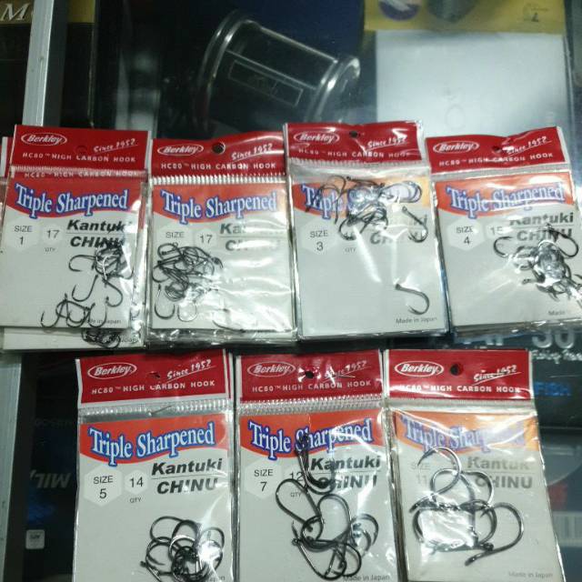 Kail Pancing Berkley Triple Sharpened With Ring