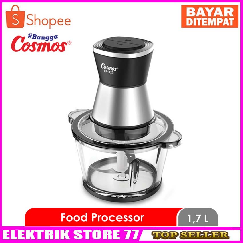 Cosmos Food Processor  FP-323 Copper Penggiling Daging Kapasitas 1,7Liter