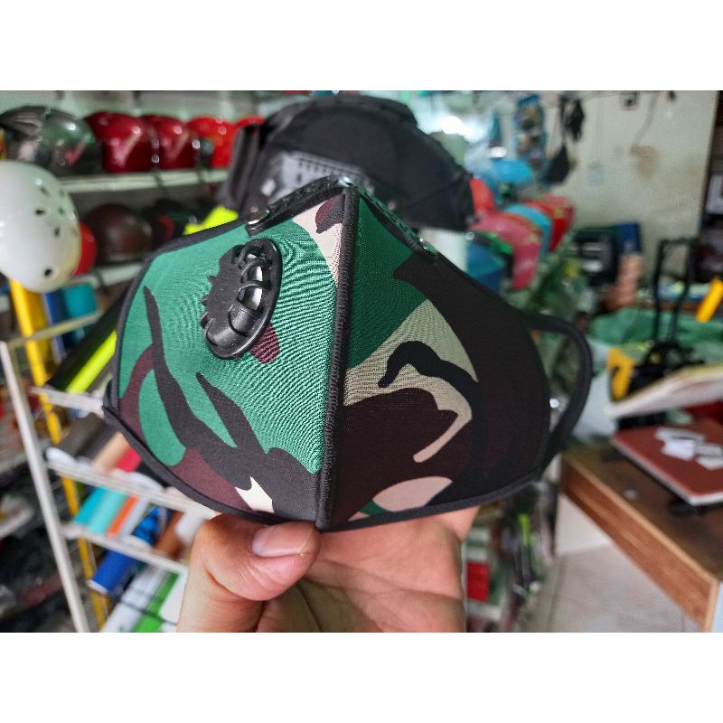 MASKER LORENG TNI VENTILATOR PREMIUM