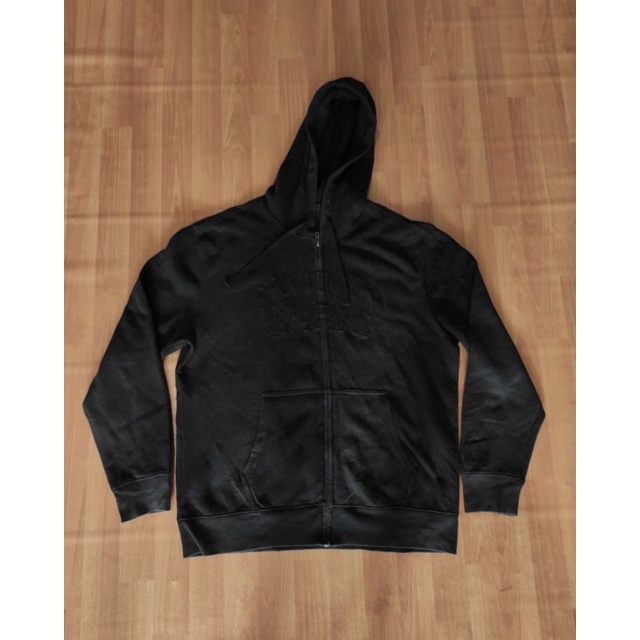 GAP zipper hoodie original second hitam