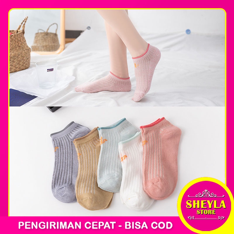 Kaos Kaki Pendek Wanita Motif Kartun Kucing / Kaos Kaki Unik Lucu Panjang Semata Kaki / Kaos Kaki Ankle Cute Import / TS-26