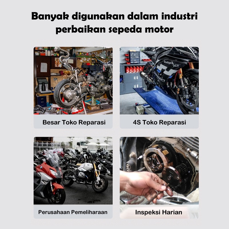 ⭐Honda &amp; Yamaha &amp; Garansi⭐ JDiag M100 Motor Scanner Function Diagnostic Tool Diagnosis Kesalahan OBDII ECU CO Motor Injeksi Scanner OBD2 Alat Diagnostik Sepeda Motor Iconhunt