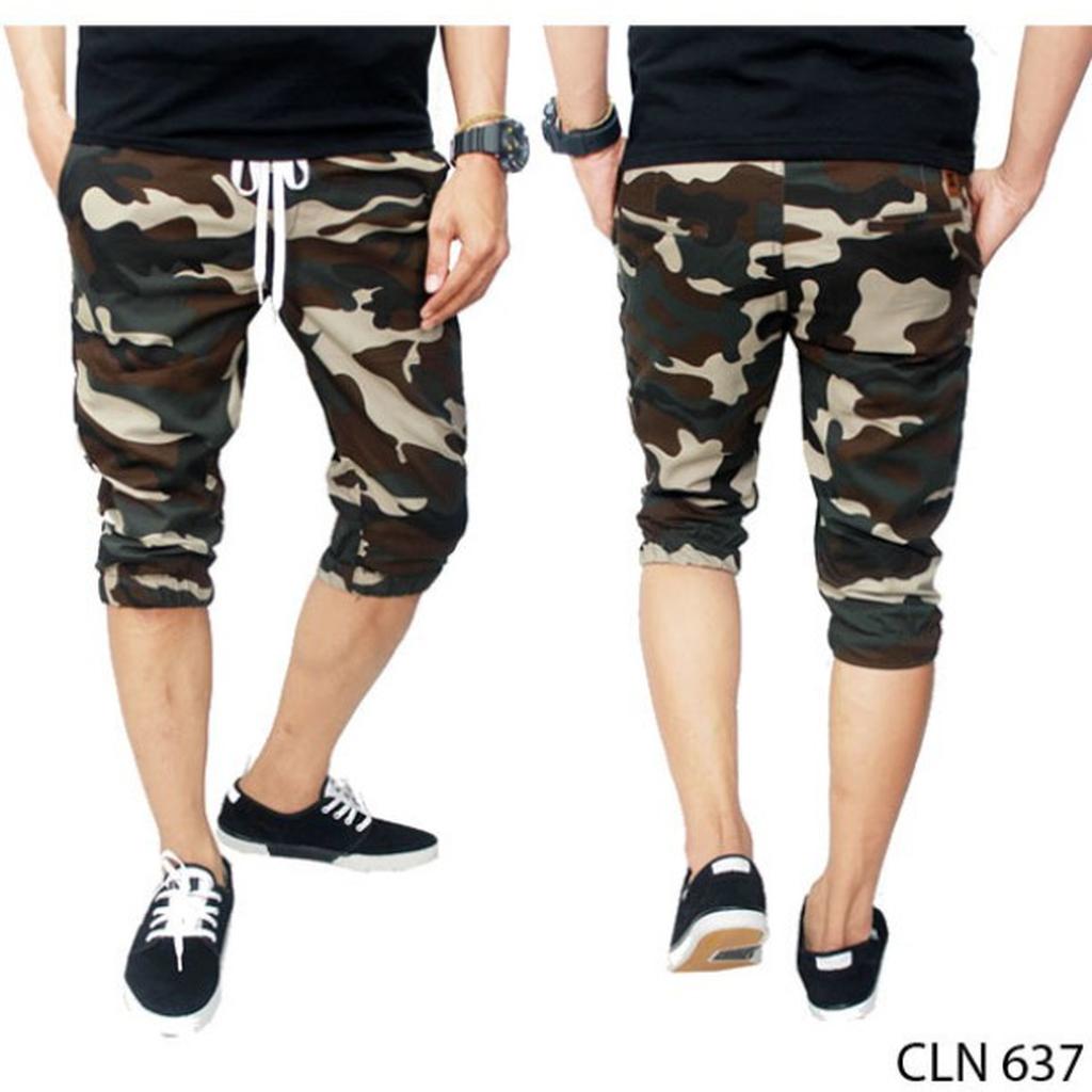 Fashion Celana Pendek Jogger Pria - CLN 637