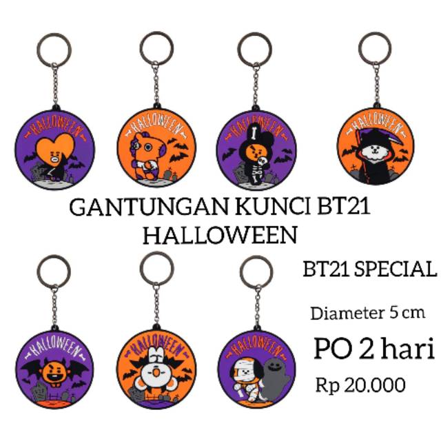 READY STOCK KEYCHAIN GANTUNGAN KUNCI BT21 X LINE OFFICIAL