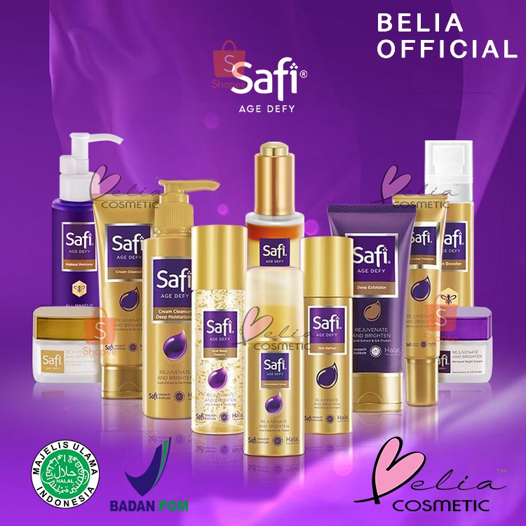 ❤ BELIA ❤ SAFI Age Defy Series | Day Night 25 40g | Gold Water 30 100 | Youth Elixir | Serum Essence