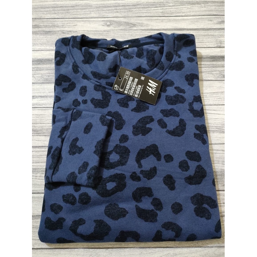 Sweater Wanita Sweater Motif Leopard Sweater Kaos Motif Aumi