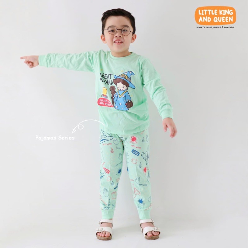 Piyama Anak Pajamas Negeri Dongeng Little King Queen