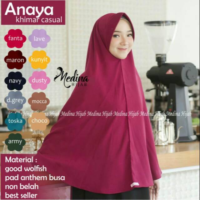 Anaya hijab by Medina hijab