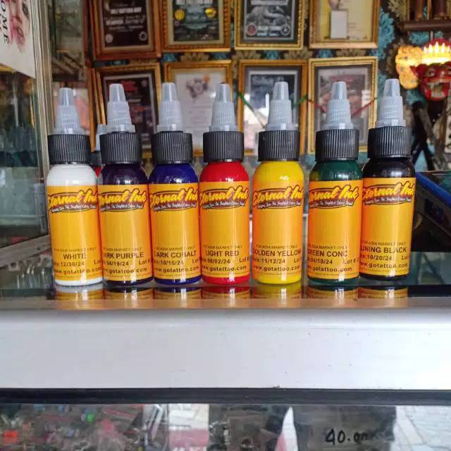 Tinta tattoo-ink tattoo-1set- NOT ORIGINAL-eternal ink-tinta tato