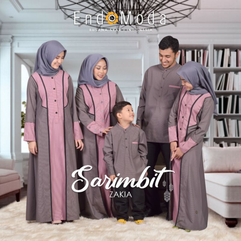 Endomoda Zakia dress Anak Sarimbit Zakia Baju Couple Lebaran
