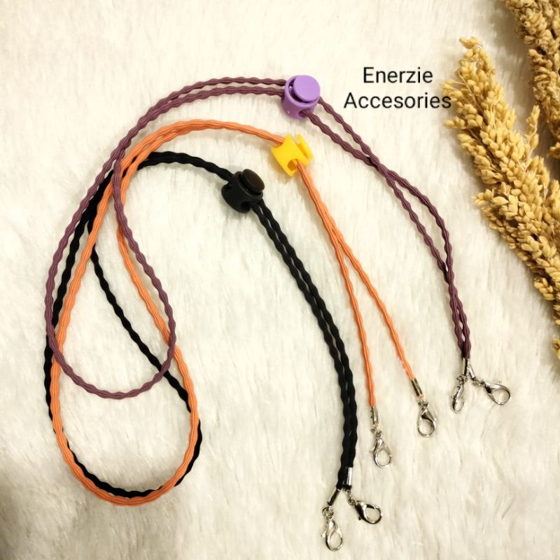 STRAP MASKER POLOS/TALI MASKER ANAK PEREMPUAN/TALI MASKER SERUT HIJAB