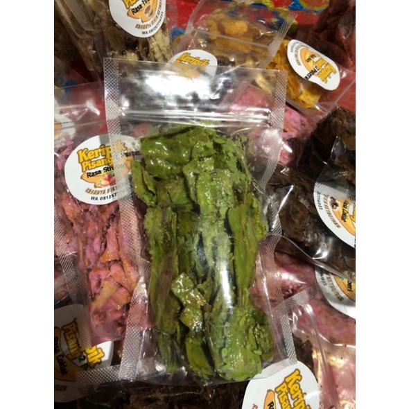 

keripik pisang rasa green tea 100 gram