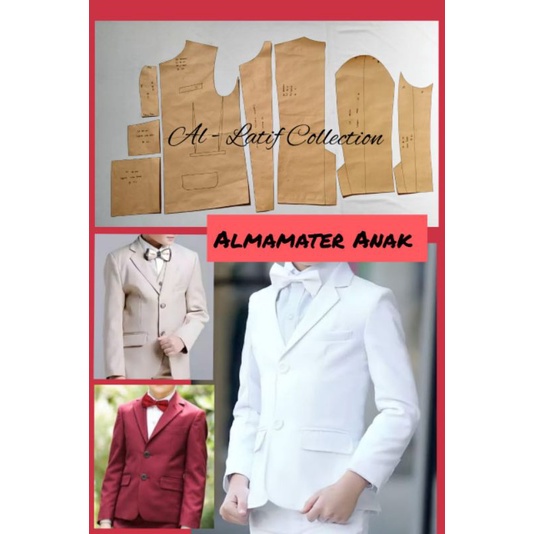 pola instan / pola jiplak JAZ ALMAMATER ANAK