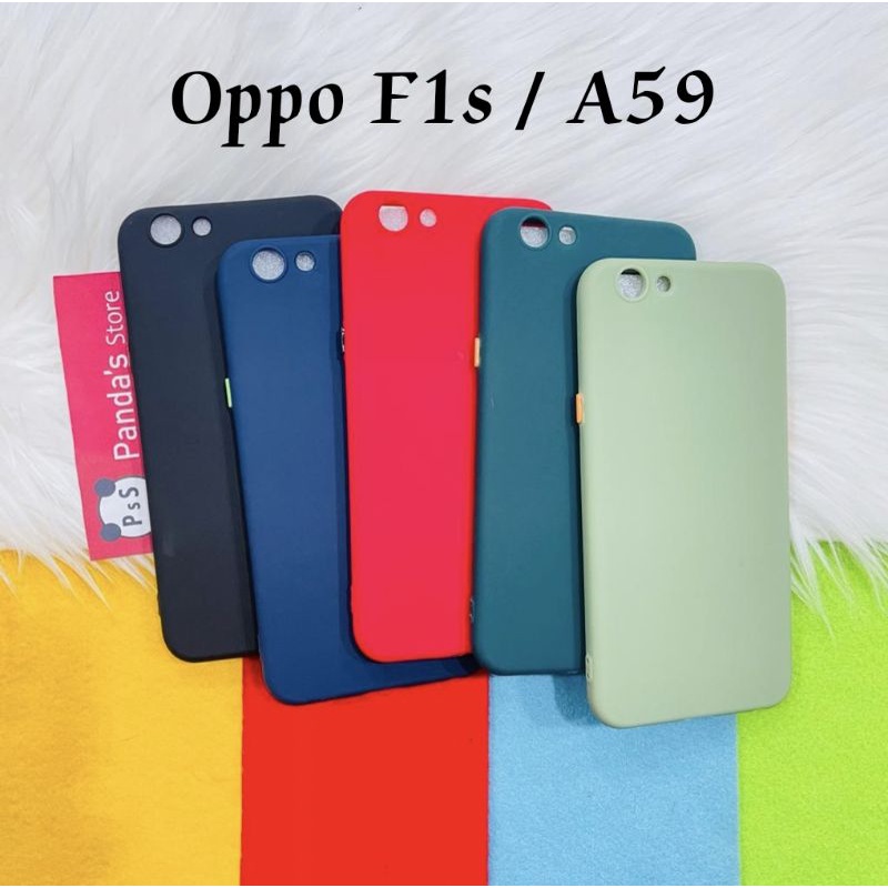 Case Oppo F1s / A59 Babycase + Pelindung Kamera, Makaron Full Color (PsS)