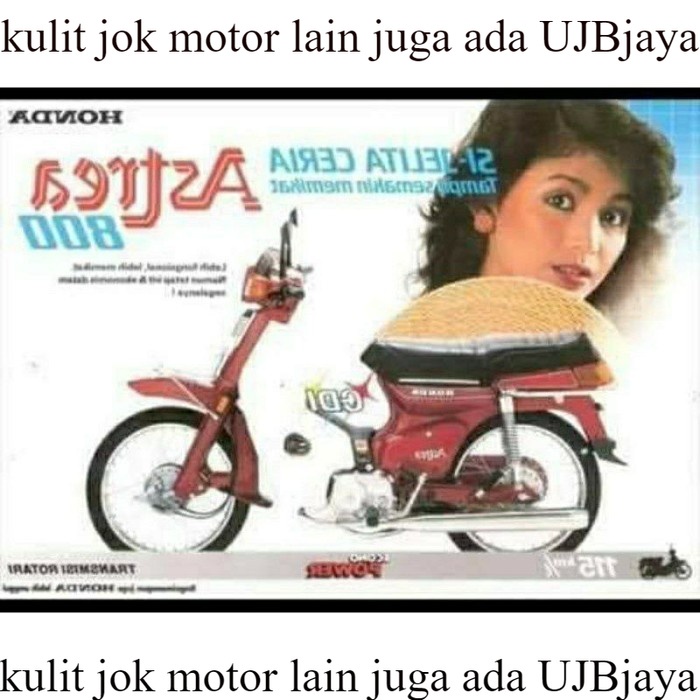 Kulit Jok Motor  Astrea 800 Standar / Bahan Ori Sarung Jok Motor  Astrea 800 A6