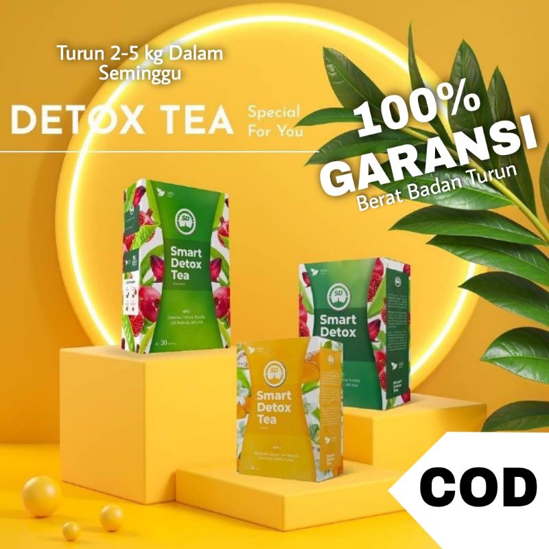 

SMART DETOX TEA - TEH DIET/Teh Pelangsing Badan Herbal Alami