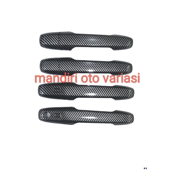 Cover handle pintu keyless carbon avanza xenia veloz 2022 variasi eksterior mobil