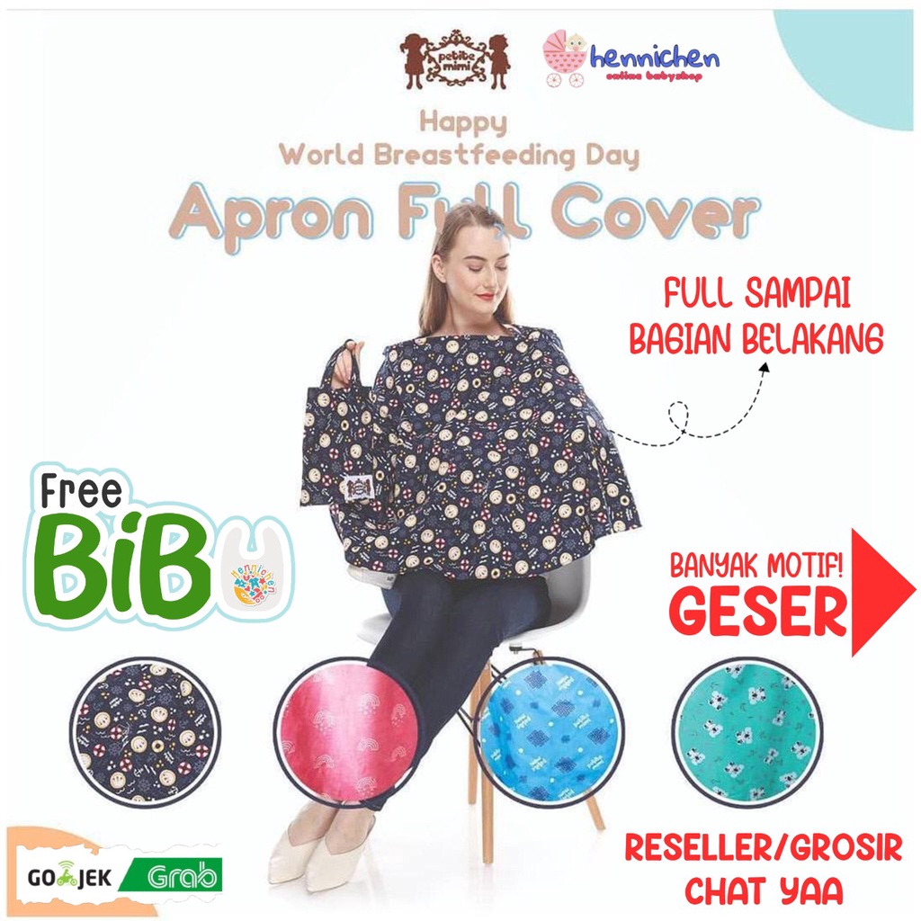 Full Cover Nursing Apron (Penutup Menyusui) Petite Mimi