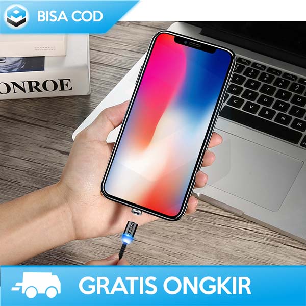 MAGNETIC KABEL DATA CHARGER MICRO USB TYPE C FLOVEME SMARTPHONE ORI