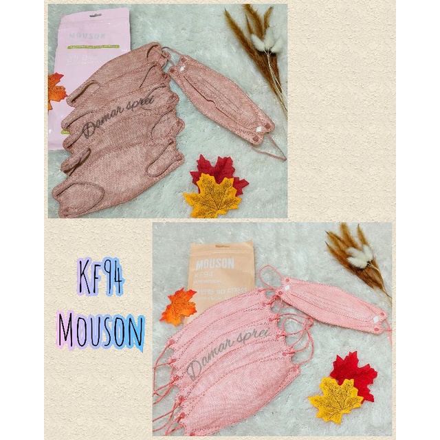 MASKER KF94 MOUSON SALEM NUDE PINK 1pc