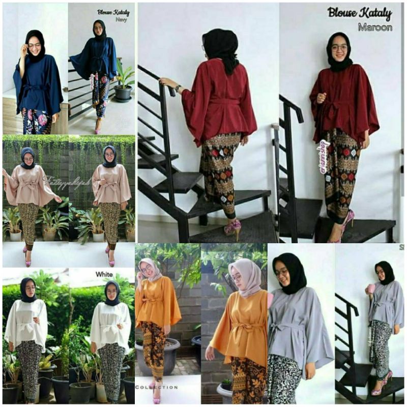 ATASAN KEBAYA BATWING TALI / KATALI KALILA BATWING modern kebaya jumbo pager ayu wisuda simple