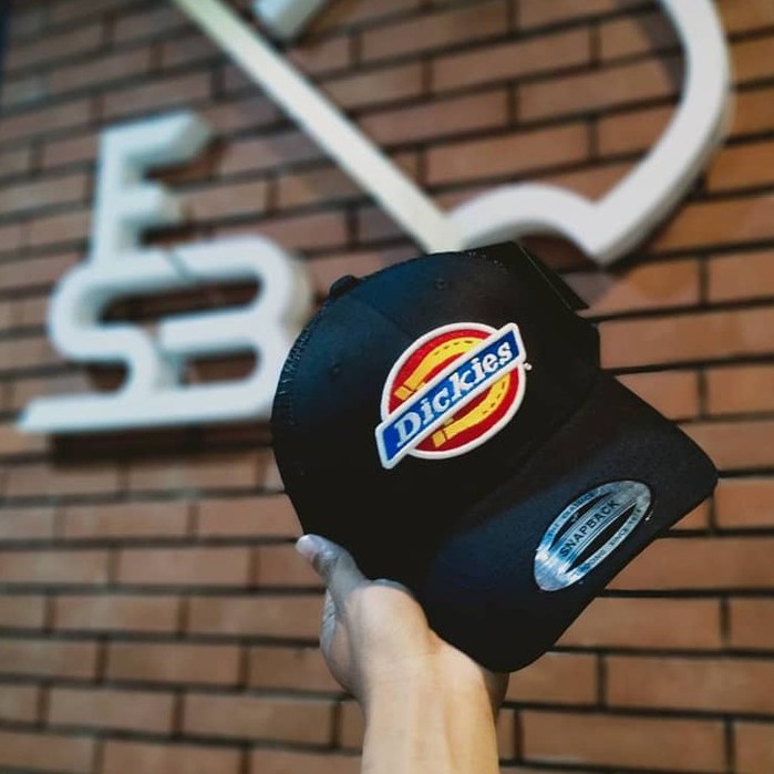 Topi Baseball Import  Dickies Distro Cap Fashion Pria Wanita Hip Hop Hat Dewasa