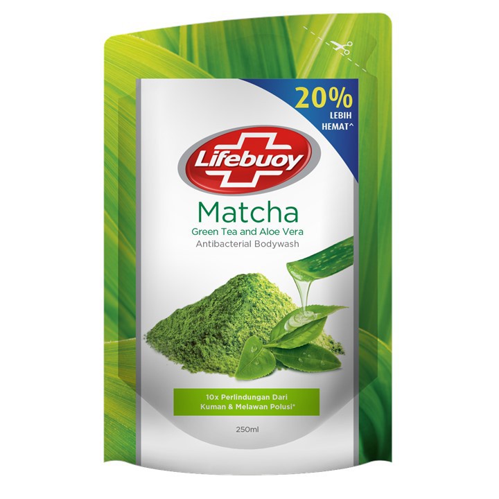 LIFEBUOY BW MATCHA GREEN TEA REFF 250ML