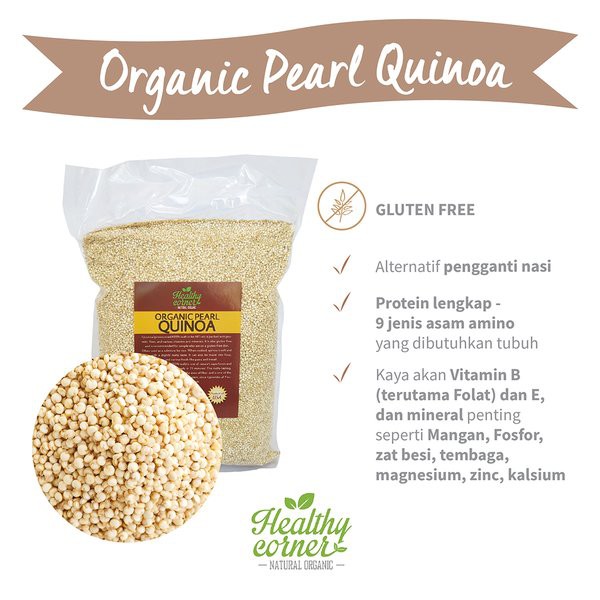 

Eksklusif Organic White Quinoa 500 gr Diskon