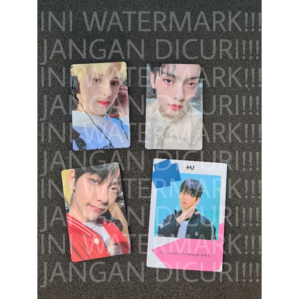 PHOTOCARD SOOBIN, HUENINGKAI  FREEZE, MAGIC, TXT YEONJUN, SOOBIN,BEOMGYU,TAEHYUN,HUENINGKAI