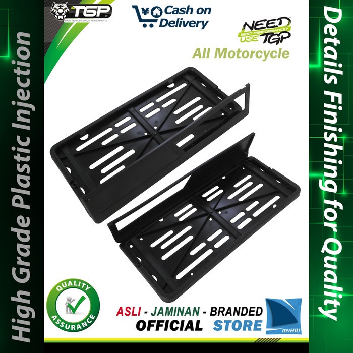 Dudukan / Cover Plat Nomor Motor TGP