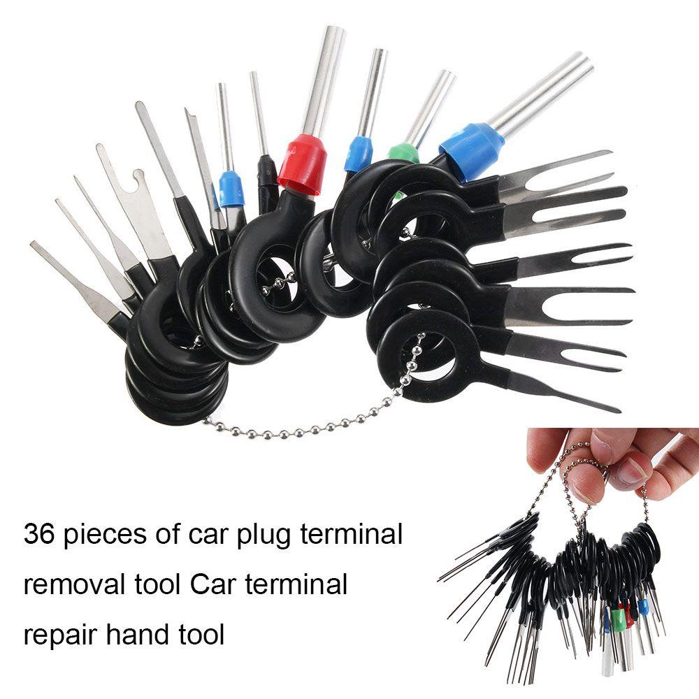 Nanas 36PCS Alat Pelepas Terminal Mobil Aksesoris Praktis Merakit &amp; Bongkar Pasang Wire Plug Connector Extractor