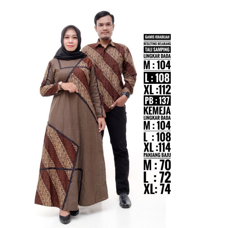 BATIK COUPLE MODERN COUPLE BATIK GAMIS COUPLE  MUSLIM BAJU BATIK COUPLE GAMIS BATIK BEST SELLER