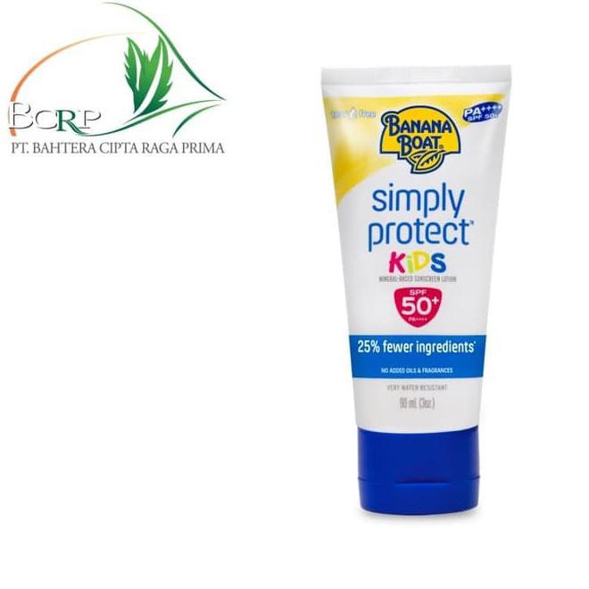Banana Boat Simply Protect Kids Sunscreen Lotion Spf50+ 90Ml