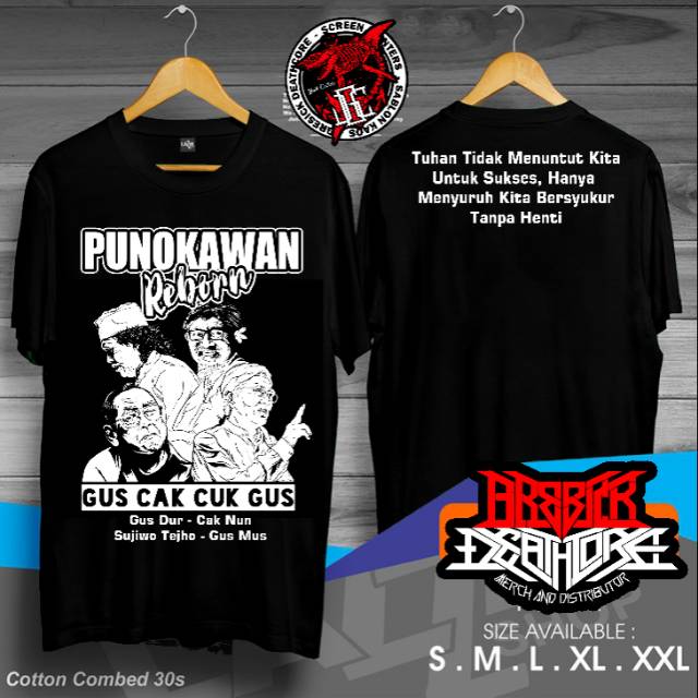 Kaos Punokawan kaos santri kaos dakwah islami