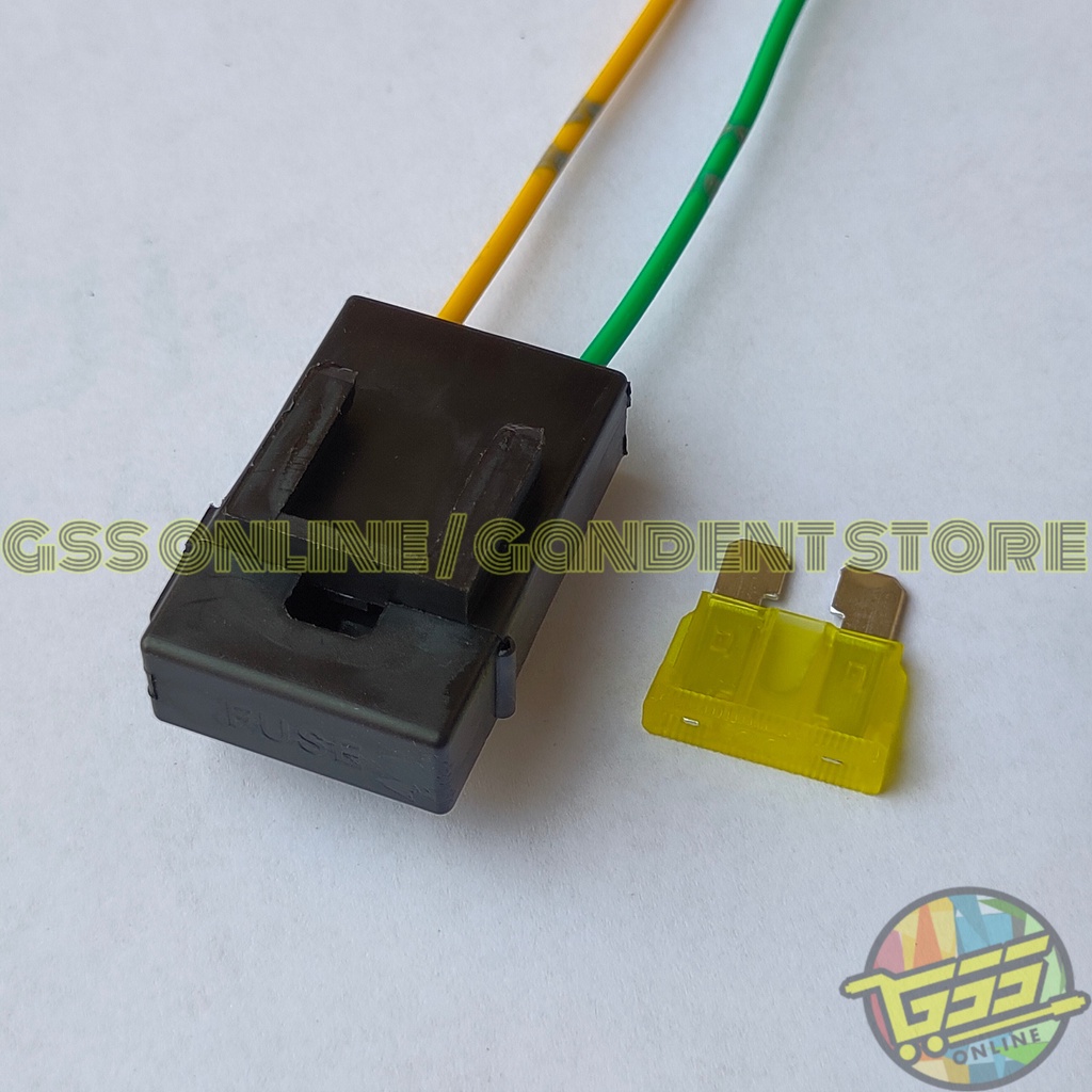 Soket sekring DX fuse holder dudukan sekring rumah sekring fuse box kabel bintik