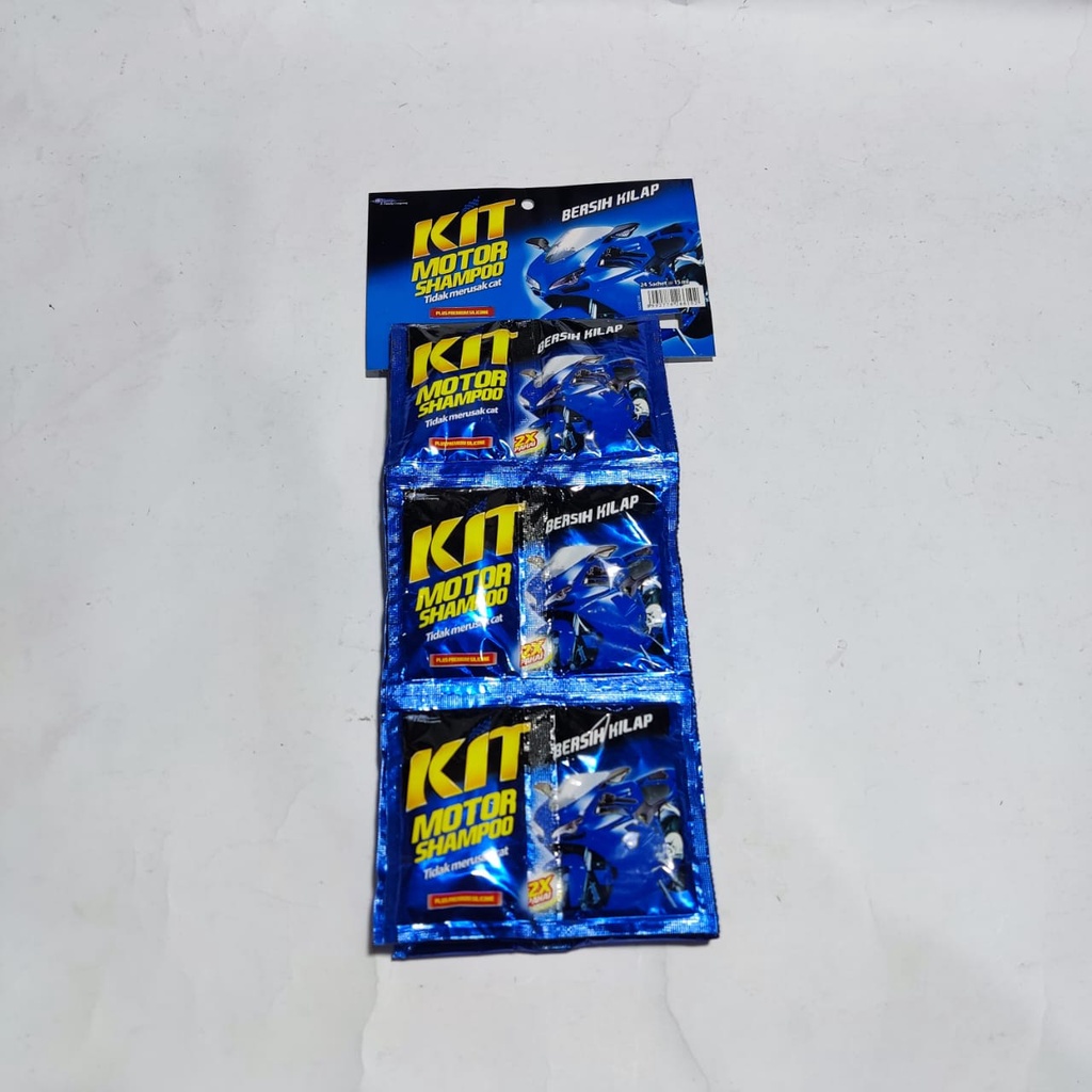 Kit Motor Shampoo Pengkilap Body Motor Tidak Merusak Cat Sachet 15ml