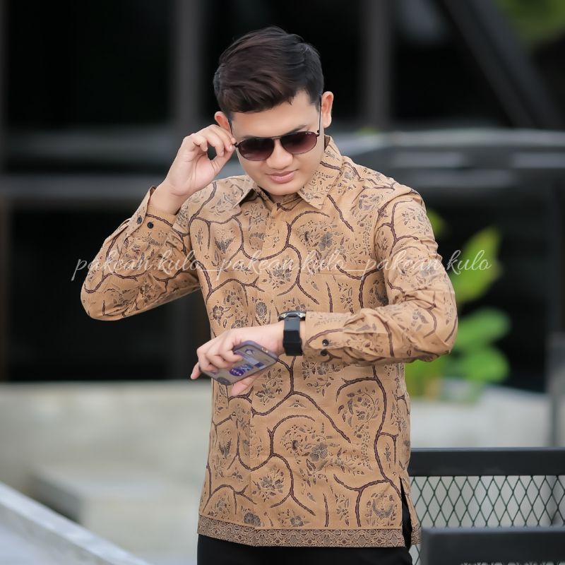 Batik Premium Pria Slimfit || Motif Laksmana