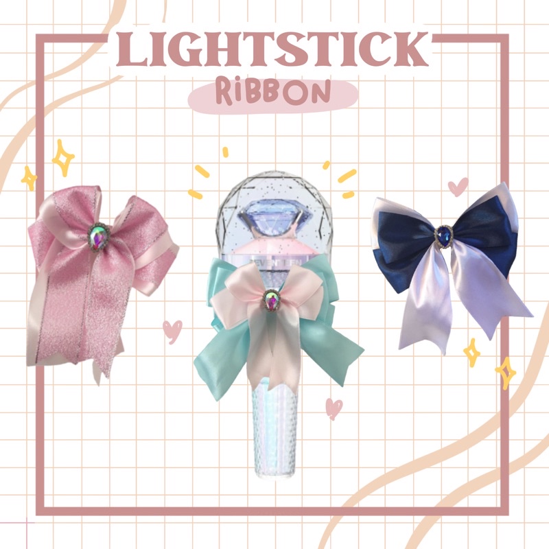 Korean Lightstick Ribbon (Pita Hiasan Lightstick)