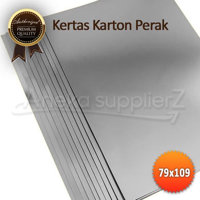 

HJK Kertas Karton Perak Silver - Plano (79x109cm) (5 pcs)