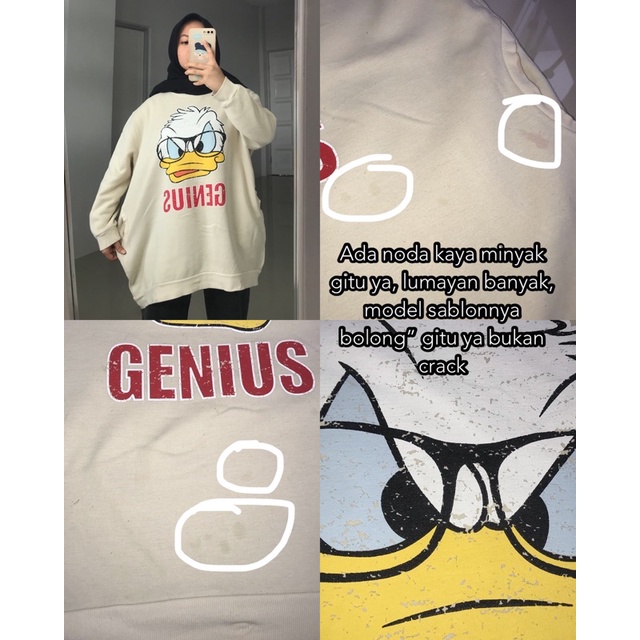 PART I SWEATER OVERSIZE/ CREWNECK THRIFT / PART 2 / SWEATER THRIFT / SWEATER OVERSIZE LENGAN BALON-Ld126 P74 minusss