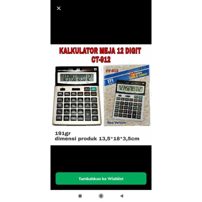 

kalkulator 912 sedang 12 digit