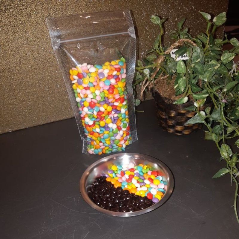 

Elmer Halfround chocoball coklat atau warna-warni 200gr repack