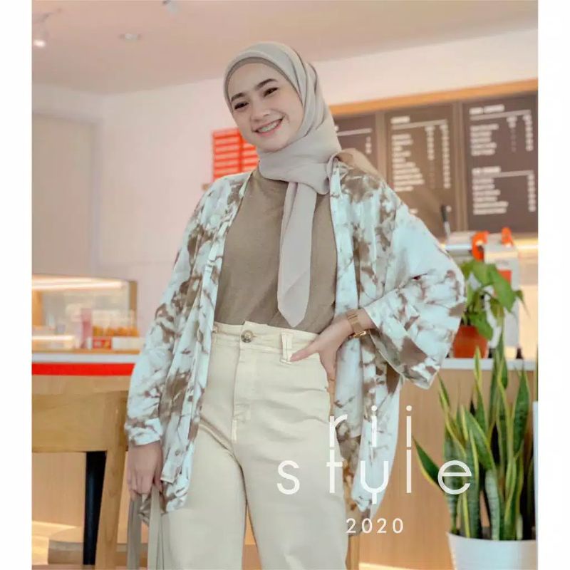 CUCI GUDANG BAJU CAVA OUTER (TIE DYE) by Riistyle