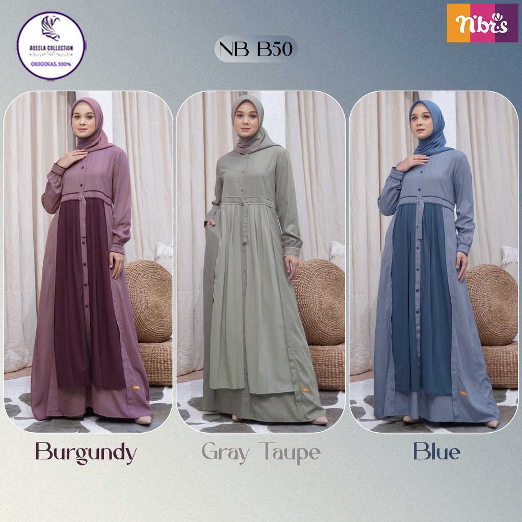 NIBRAS// Gamis Nibras NB B50 / Fashion Muslim / Nibras Original