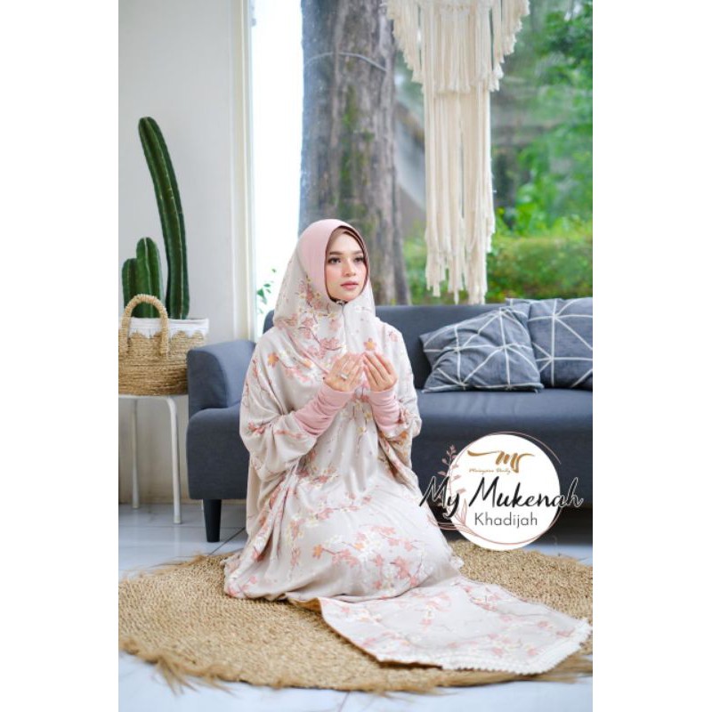 MUKENA CLEAR QUARTZ series LAYBIRA PRAYERSET BY YUNIA SYAR'I