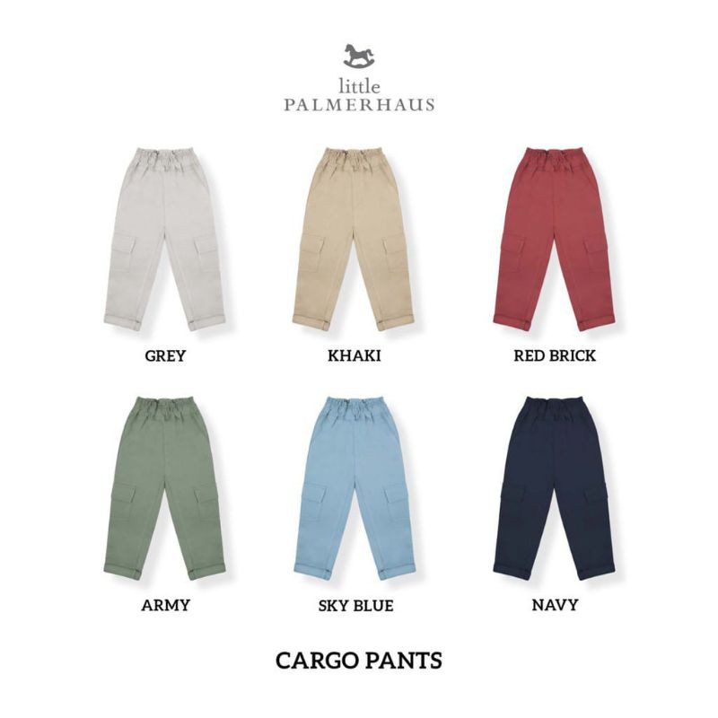 HIGH QUALITY LITTLE PALMERHAUS CARGO PANTS CELANA PANJANG ANAK 1-6 TAHUN ( CELANA ANAK )