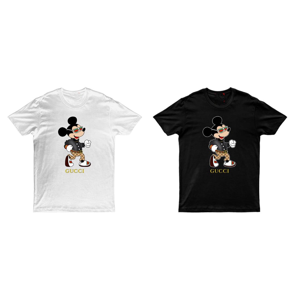 Baju Kaos GUCCI MICKEY/Wanita/Katun Premium/Murah