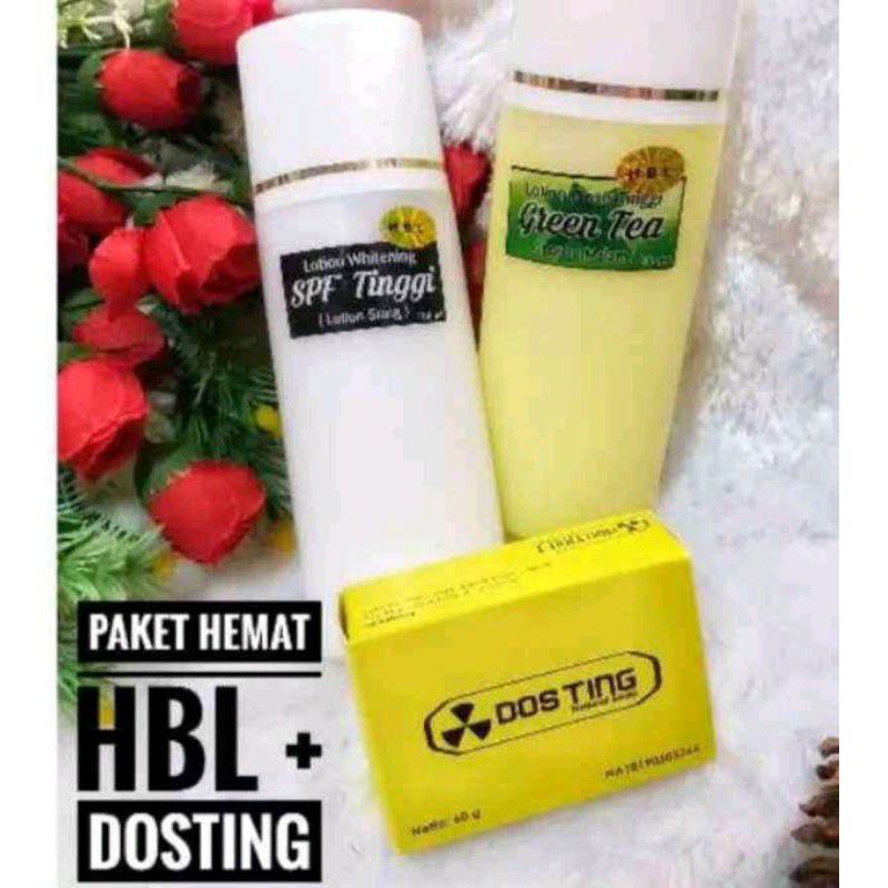 Pemutih Badan Permanen Paket Hemat Lotions Dosting Ampuh Putihkan Badan