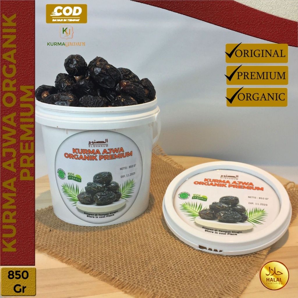 

Kurma Ajwa Ember 850 Gram | Kurma Nabi Premium Original / Kurma Ajwa Ember kurma Nabi Ember Asli Madinah Premium 850 Gram / Oleh Oleh Haji Umroh